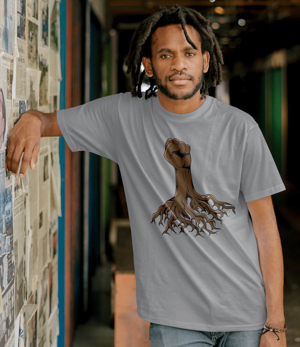 Fist with Roots short sleeve t-shirt