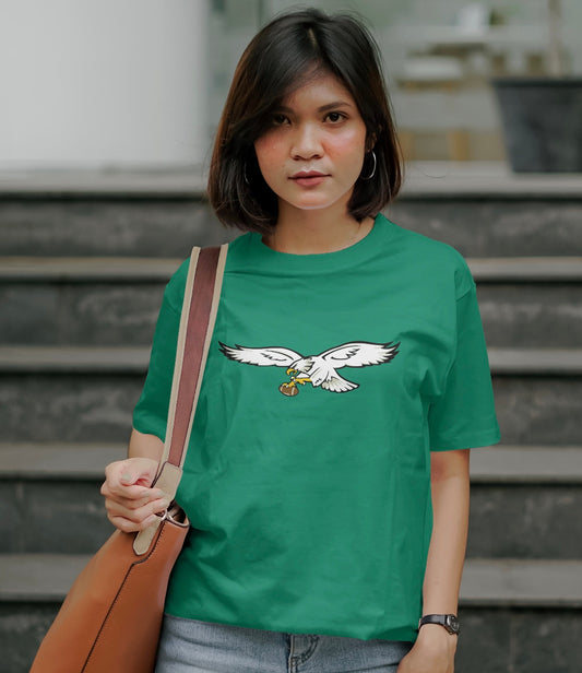 Retro white Eagle short sleeve t-shirt