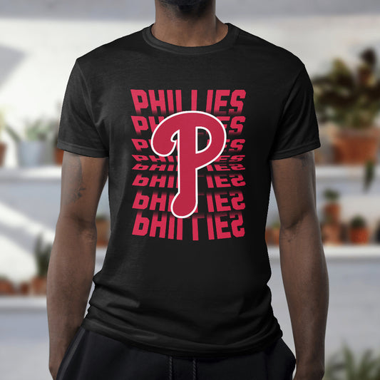 Phillies mirrored  Short Sleeve T-Shirt