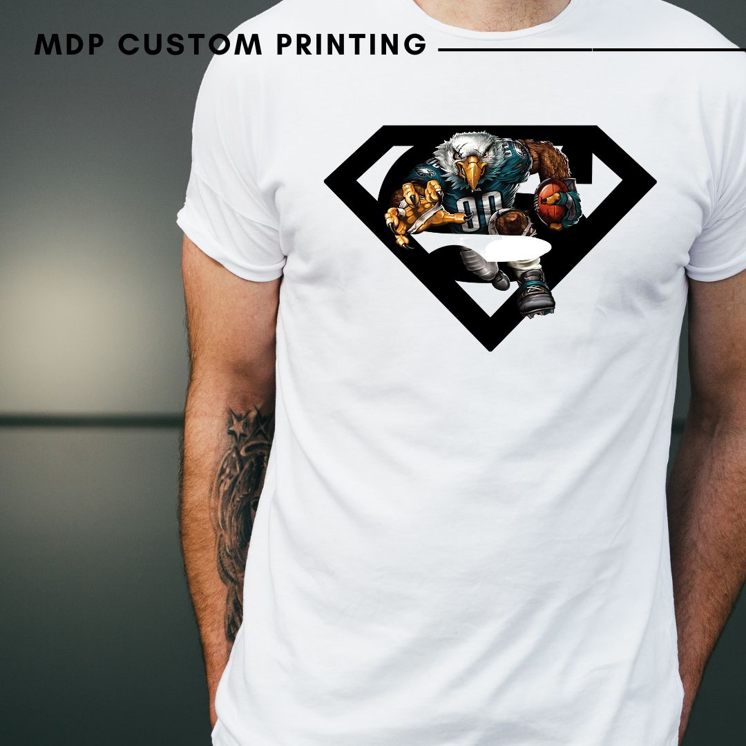 Short sleeve EAGLES superman t-shirt